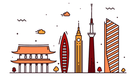 城市  地标 建筑素材
