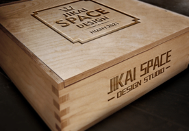 木箱LOGO贴图样机