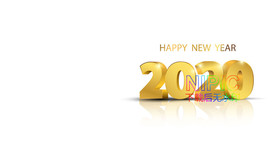 新年快乐矢量图