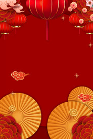 红色背景