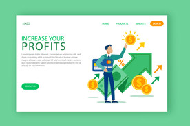 金融网页UI模板