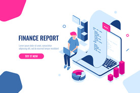 金融网页UI模板