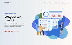 金融网页UI模板