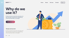 金融网页UI模板