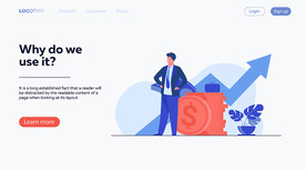 金融网页UI模板