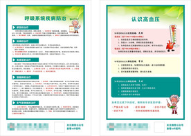 医院走廊展板墙面POP