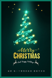 圣诞节节日活动宣传海报素材