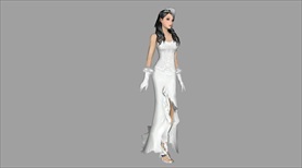3D人物现代服装模特su模型