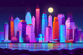 城市夜景