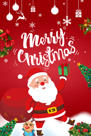 圣诞节节日活动宣传海报素材