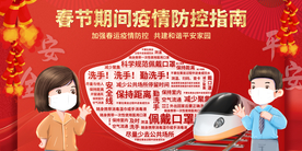 疫情防控公益活动宣传海报素材