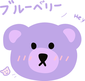 T恤  卡通 熊  裁片