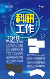 科研展板