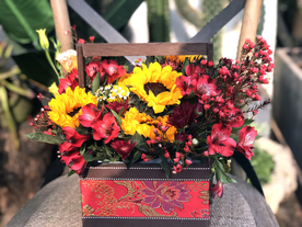 鲜花 花篮 向日葵