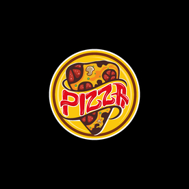 披萨logo 标志设计