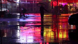 城市夜景灯红酒绿