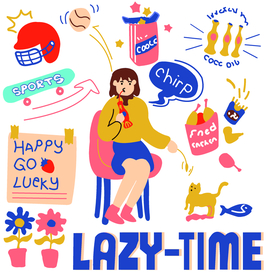 T恤  女孩  狗 花