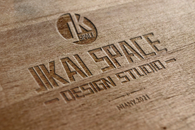 木质雕刻LOGO样机模板