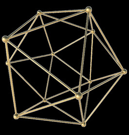 几何线条金属元素