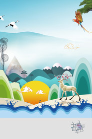 地产广告背景素材