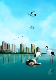 地产广告背景素材