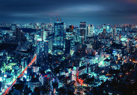 绚烂迷人的城市夜景