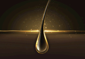 头发发质精华保养海报背景