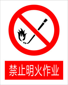 禁止明火作业图标