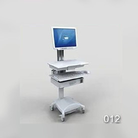 C4D模型 移动电脑推车