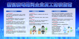 企业复工社会公益宣传海报素材