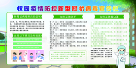 校园防疫公益活动海报素材
