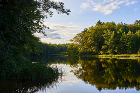 山水风景蓝天白云