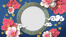 春节祝福视频  拜年视频边框