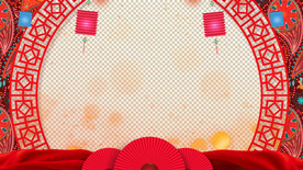 春节祝福视频  拜年视频边框