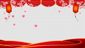 春节祝福视频  拜年视频边框