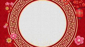 春节祝福视频  拜年视频边框