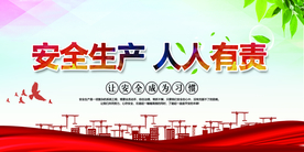 安全生产社会公益宣传海报素材