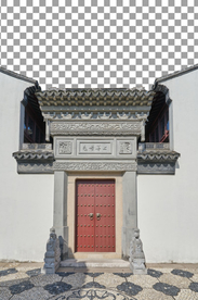 免抠 中式门头