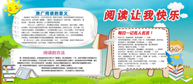 读书阅读校园活动宣传海报素材