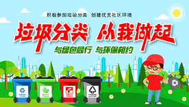 垃圾分类 从我做起