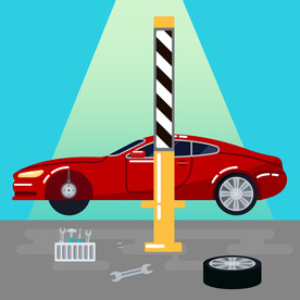 卡通汽车