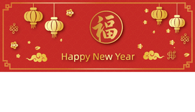 春节新年BANNER卡片矢量