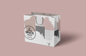 纸质商超购物袋样机PSD模板