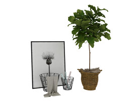 植物相框3d模型