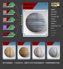 8K超清木纹理材质贴图