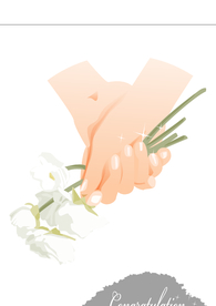 手拿花