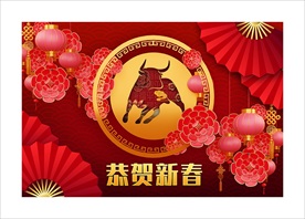 春节喜庆广告模板