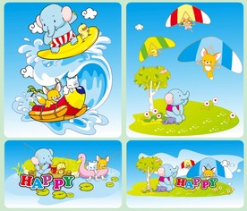 动物合影 上叁拾伍