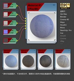 8K超清路面材质贴图