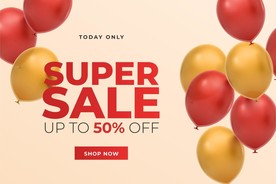 生日背景 节日气球